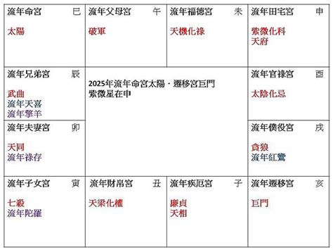 遷移宮太陽巨門職業